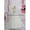 Ivory Long Ball Gown Wedding Princess Dress